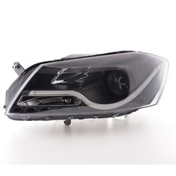 LED lyskastere sort VW Passat B7
