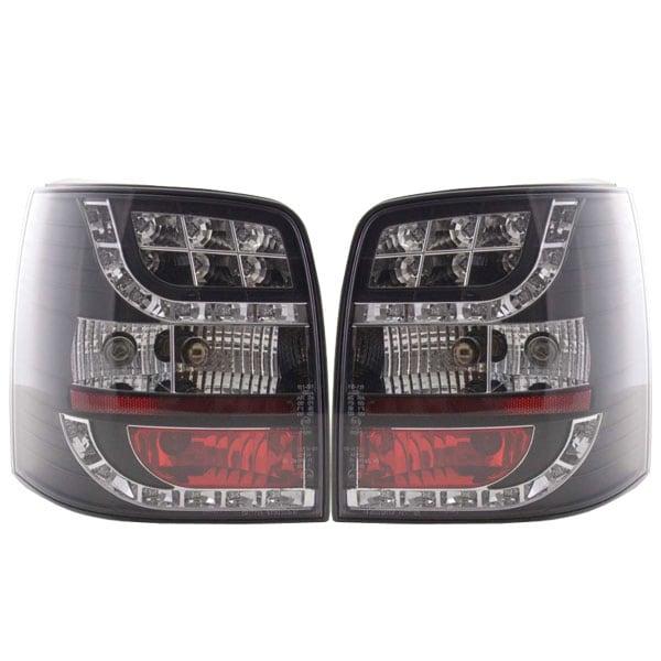 LED Baklampor Svart Klarglas VW Passat