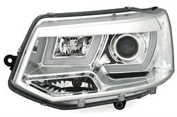 Chrome TFL Headlights Transporter T5
