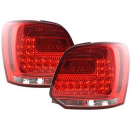 LED Baklampor röd vita VW Polo