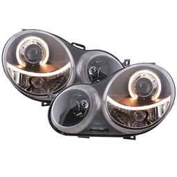 Ajovalot Mustat angeleyes VW Polo