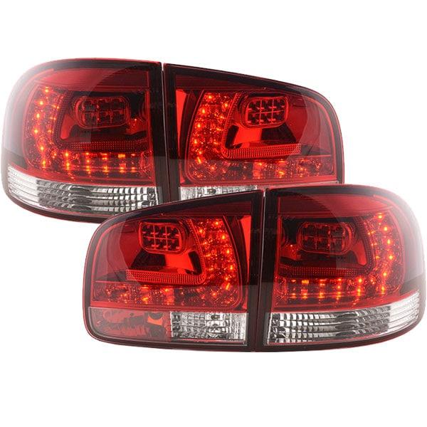 LED Baklampor röd vita VW Touareg