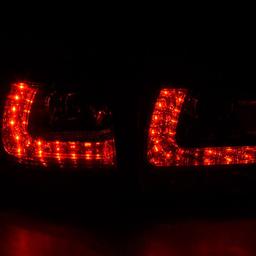 LED Baklampor röd svarta VW Touareg