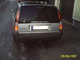 Svarta Baklampor styling som passar Volvo