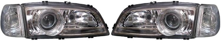 Lyskastere Krom med Blinklys som passer Volvo