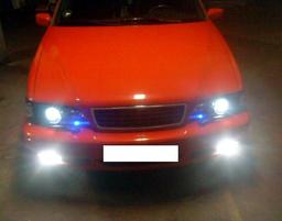 Ajovalot Mustat vilkuilla Volvo