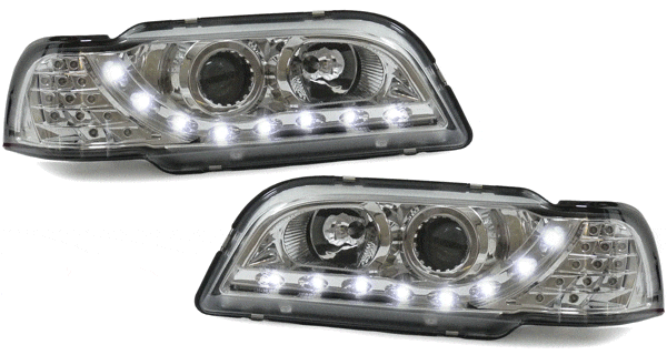 Devil Eyes Krom som passer Volvo S/40 Fase 1