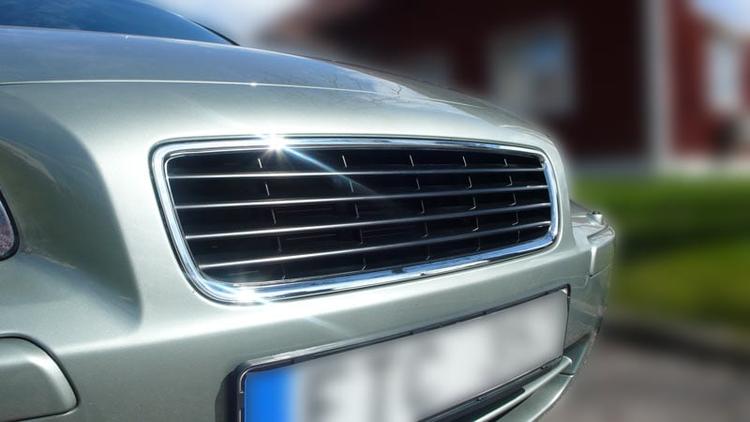 XC Grill Krom & sort Emblemløs som passer Volvo V70N