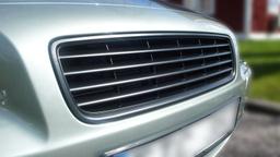 som passar Volvo Grill Svart Emblemlös