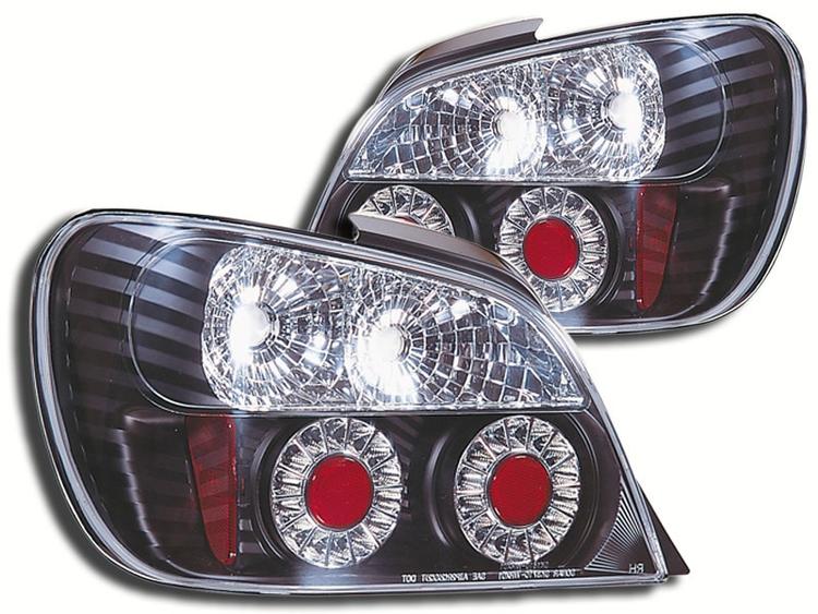 Baglygter i Sort LED Udførelse