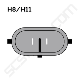 Pærer LED H8 & H11 Tåkelys H11 & 12V - SC