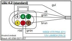 Bosch LSU 4.2 Bredbandslambda sensor