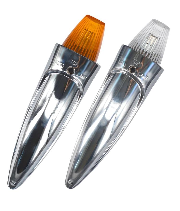 LEDSON Torpedlampa för glödlampa (klart/orange glas)