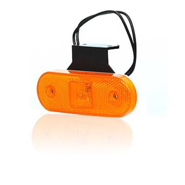 LED sivumerkintävalo oranssi 12-24V