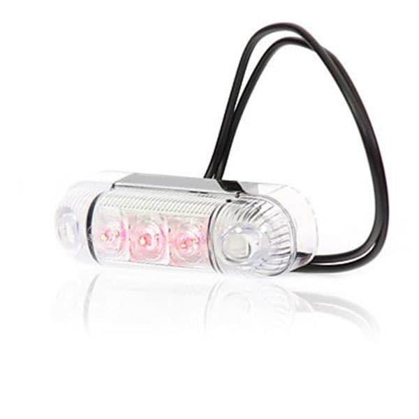 LED huomiovalo punainen 12-24V