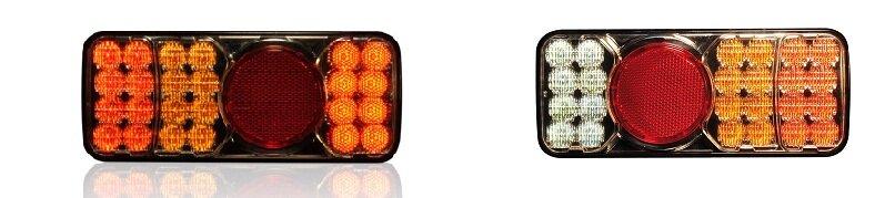 4 kammarlykta LED i par 12-24v