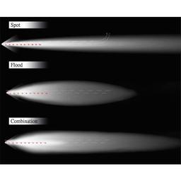 LED-ramppi isot linssit 52cm (Kombo) - SC