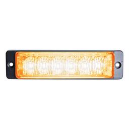 Led Salamavalo ohut Oranssi 6x Led