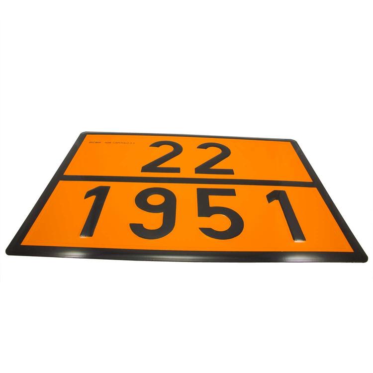 ADRskylt 22/1951 Rostfri