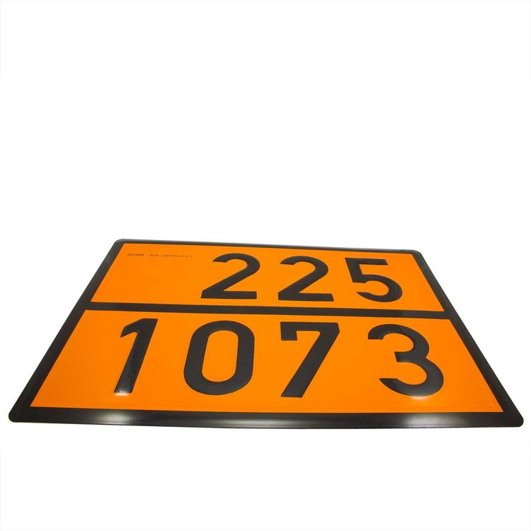 ADRskylt 225/1073 Rostfri