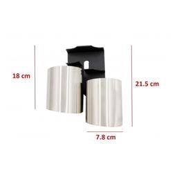 Päätyputket tuplat Audi A4 B8, B9