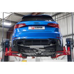 Sporttipakoputkisto Puolisarja - Audi RS3