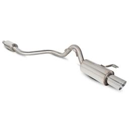 Sport exhaust halfsystem - Mitsubishi Colt CZT 1,5T