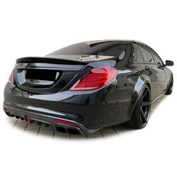 Kiiltävä Musta Siipi Mercedes S-Luokka W222