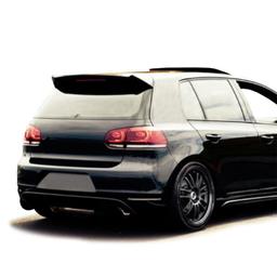 Blanksvart Takvinge VW Golf VI GTI