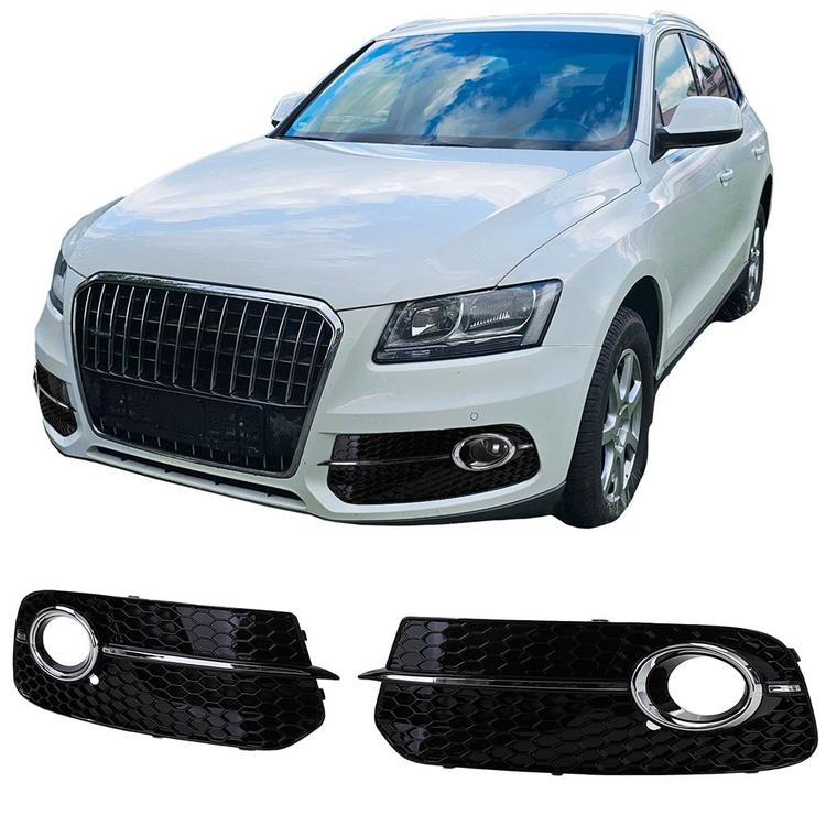 Fog light grille black Audi Q5 8R