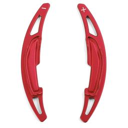 Red aluminium gear shift paddles