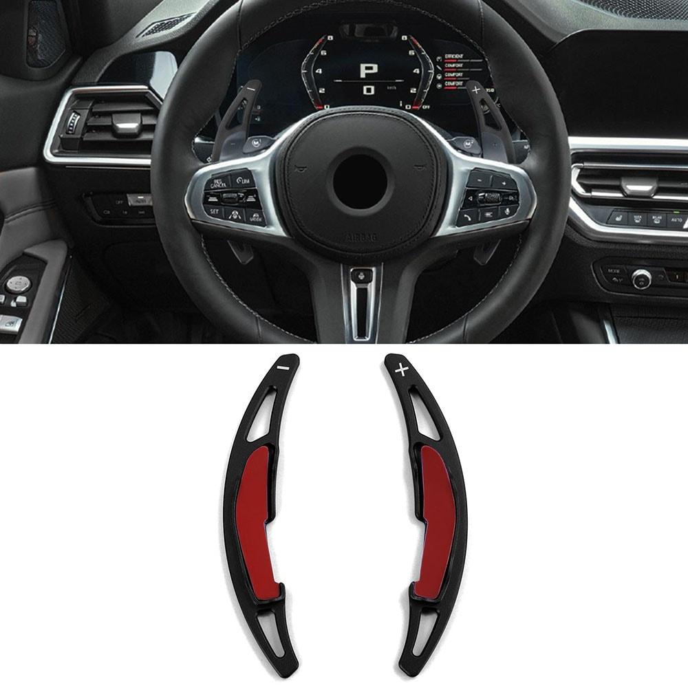 Black aluminium gear shift paddles