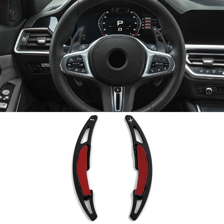 Black aluminium gear shift paddles