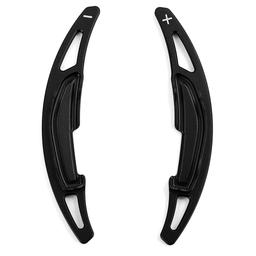 Black aluminium gear shift paddles