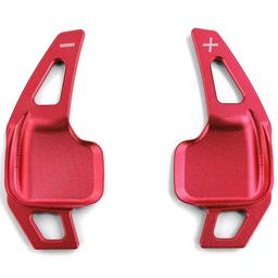 Växelpaddlar i röd aluminium