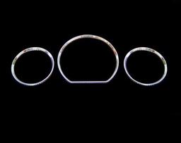 Chrome gauge dial dash rings - MB W210 99-02 & W208 99-02