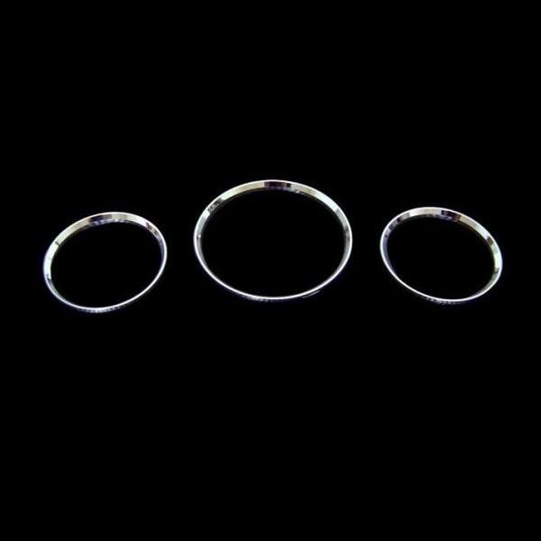 Chrome gauge dial dash rings - MB W163 ML