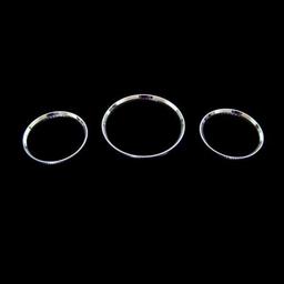 Chrome gauge dial dash rings - MB W163 ML