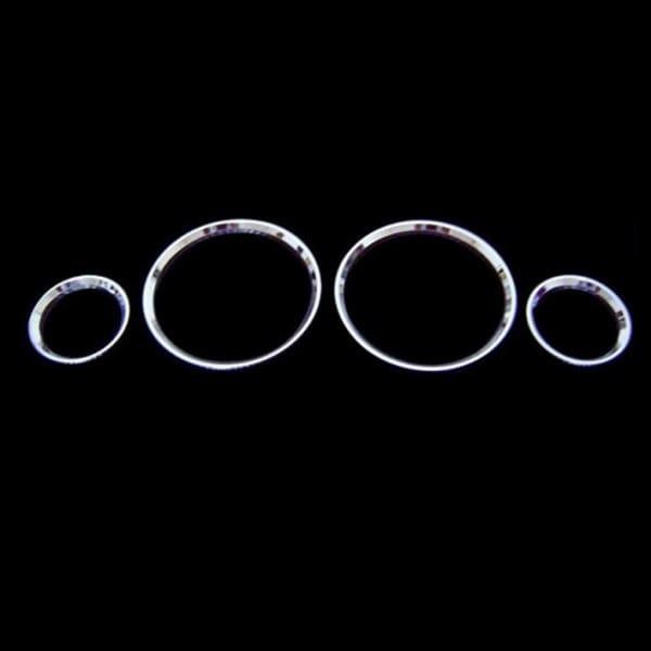 Chrome gauge dial dash rings - Opel Corsa B / Tigra