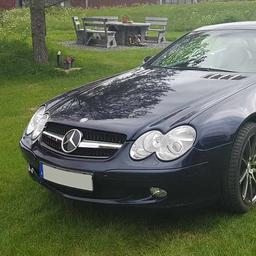 Etumaski Mercedes R230 SL Musta