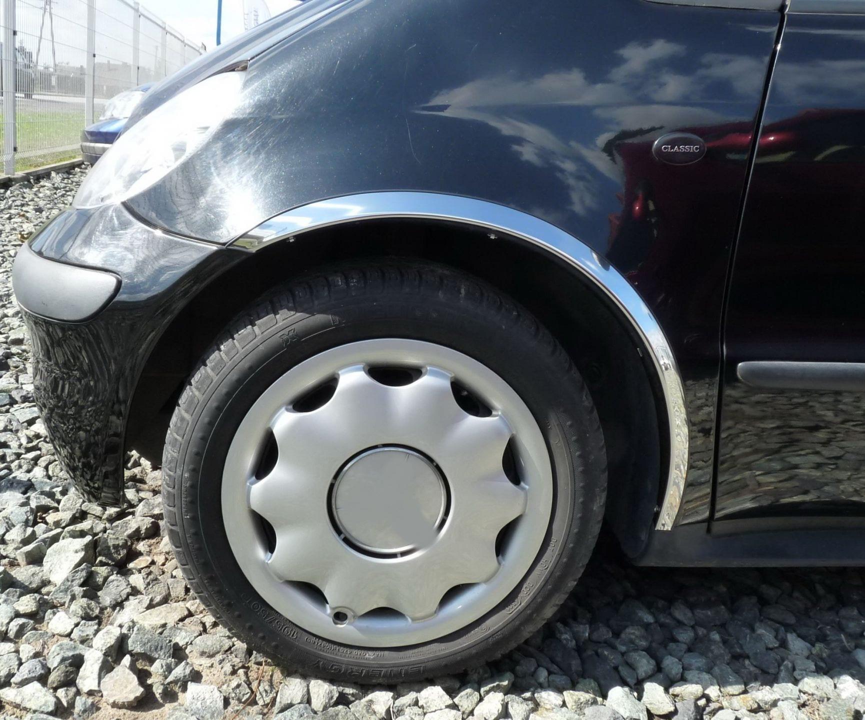 Skärmkantlister i krom Mercedes  A-klass W168