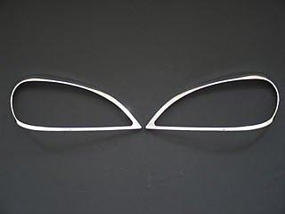 Chrome edgelists to headlights - Mercedes Benz W163