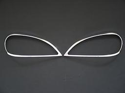 Chrome edgelists to headlights - Mercedes Benz W163