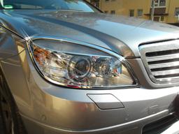 Kromede kantlister til Lyskastere - Mercedes Benz W204