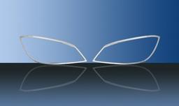 Kromede kantlister til Lyskastere - Mercedes Benz W204