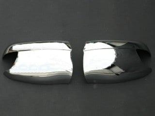 Chrome side mirror covers (with place for LED indicators) - Mercedes Benz W210