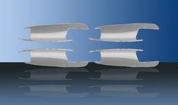 Chrome covers for doorhandles (inner) - Mercedes Benz W212,C207,W246