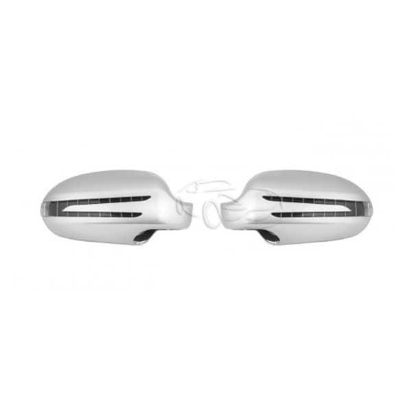 Peilikuoret Matta hopea Mercedes SL R230