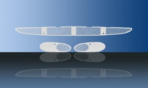 Forkromet kofangergitter - Mercedes Benz W220