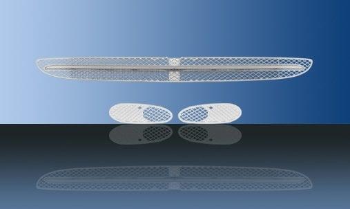 Forkromet kofangergitter - Mercedes Benz W220